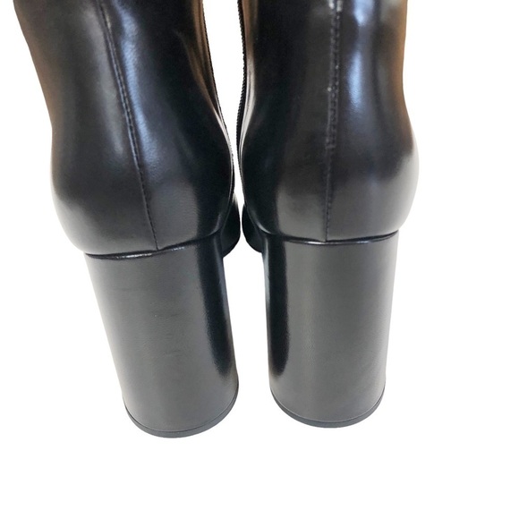 New! Malo Black Ankle Booties Boots Size Zip - Picture 5 of 9